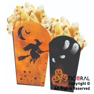 CAJITA POP CORN HALLOWEEN X 10